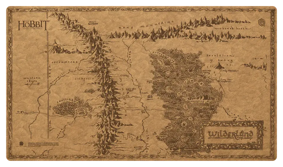 Playmat: Sophoskin The Hobbit - Map Wilderland 2