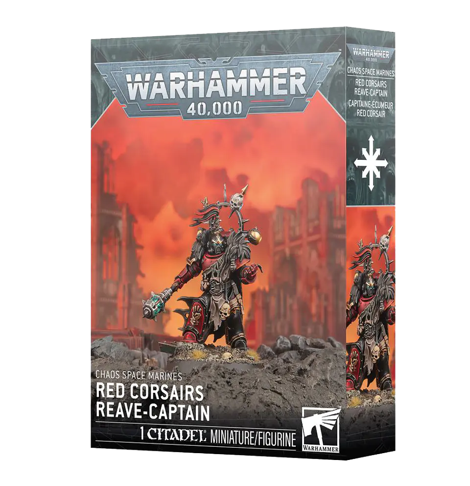 Chaos Space Marines: Red Corsairs Reave-Captain 1