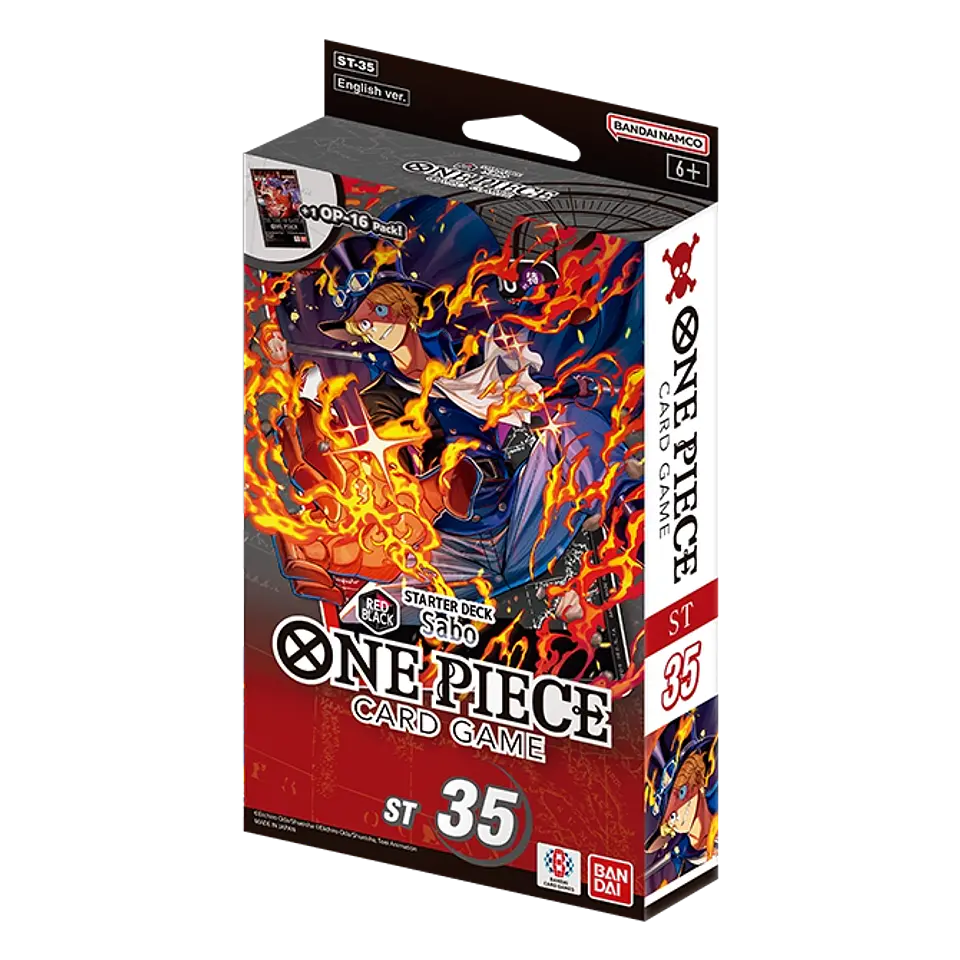 Mazo One Piece TCG: Starter-Deck - Red Black Sabo (ST-35) 1