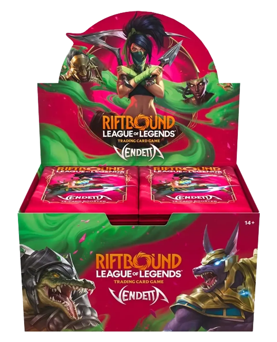 Caja de sobres Riftbound TCG: Set 4 Vendetta 1
