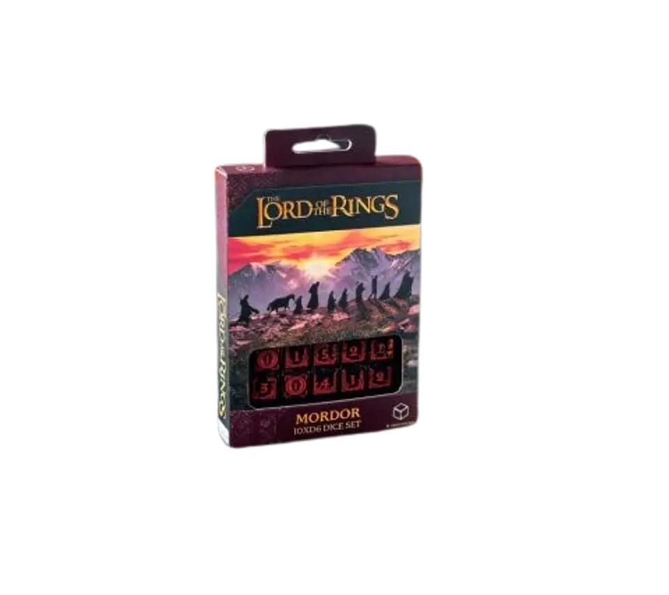Set de 10 dados de 6 caras: The Lord of the Rings - Mordor 1
