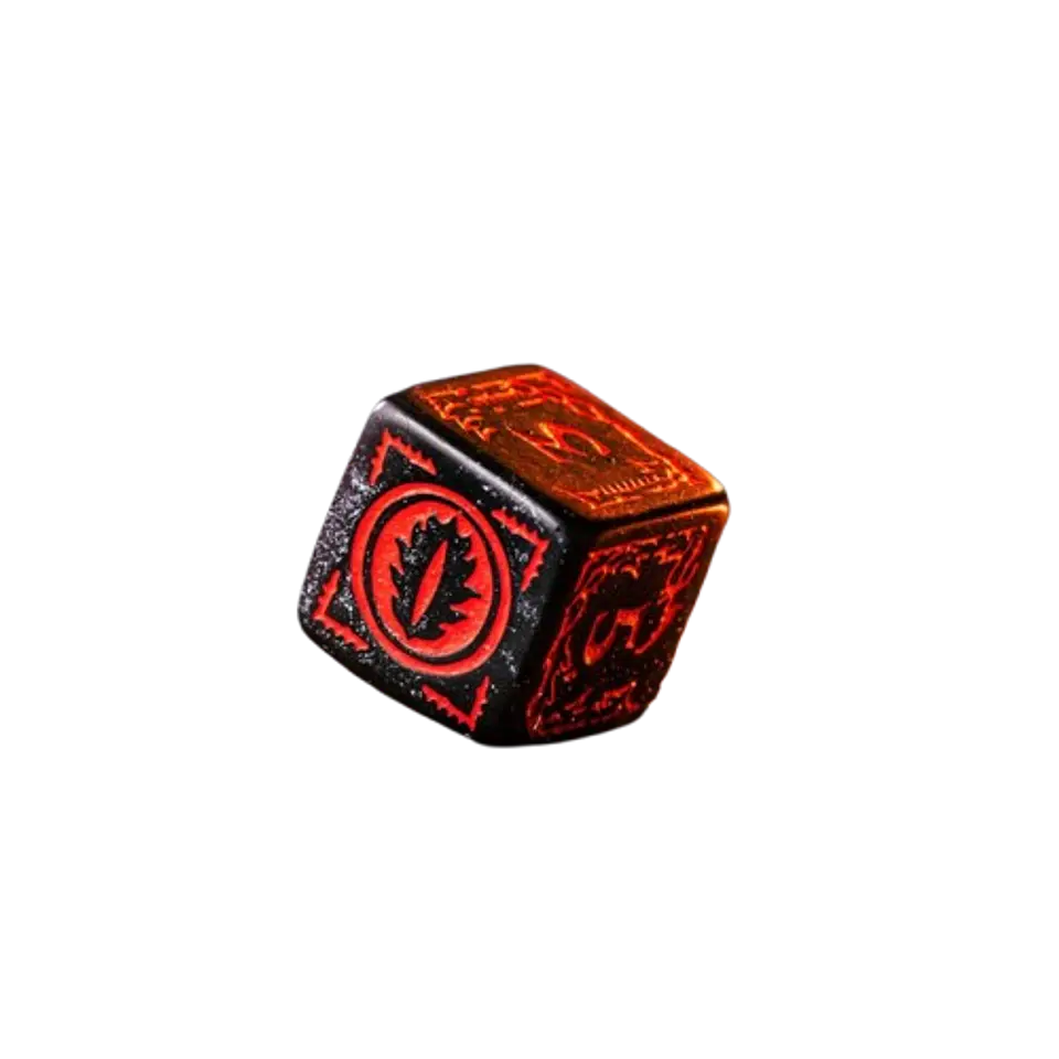 Set de 10 dados de 6 caras: The Lord of the Rings - Mordor 2