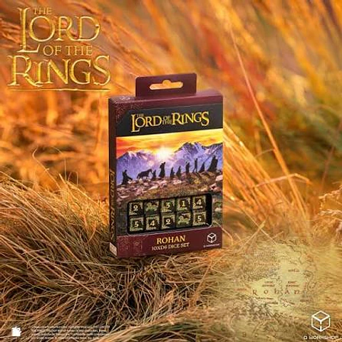 Set de 10 dados de 6 caras: The Lord of the Rings - Rohan