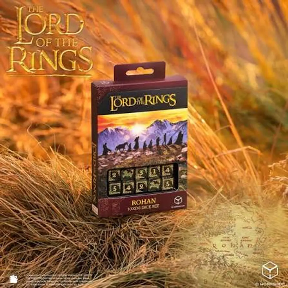 Set de 10 dados de 6 caras: The Lord of the Rings - Rohan 1