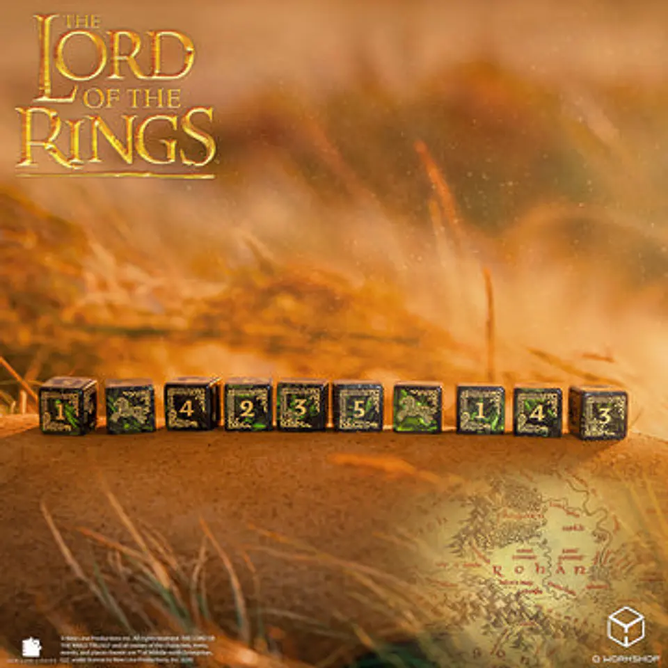 Set de 10 dados de 6 caras: The Lord of the Rings - Rohan 2