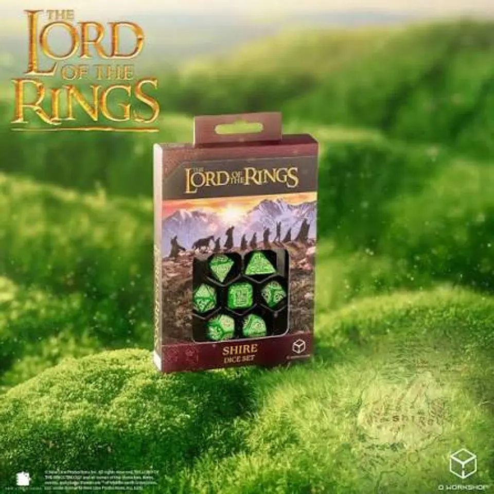 Set de 7 dados: The Lord of the Rings - Shire 1