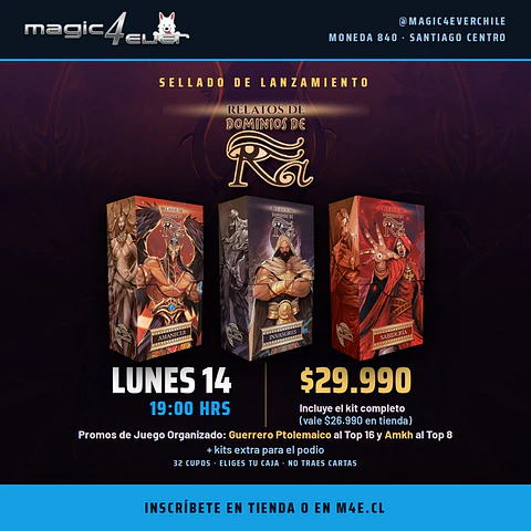 Torneo Mitos y Leyendas: Lanzamiento Relatos de Dominio de Ra