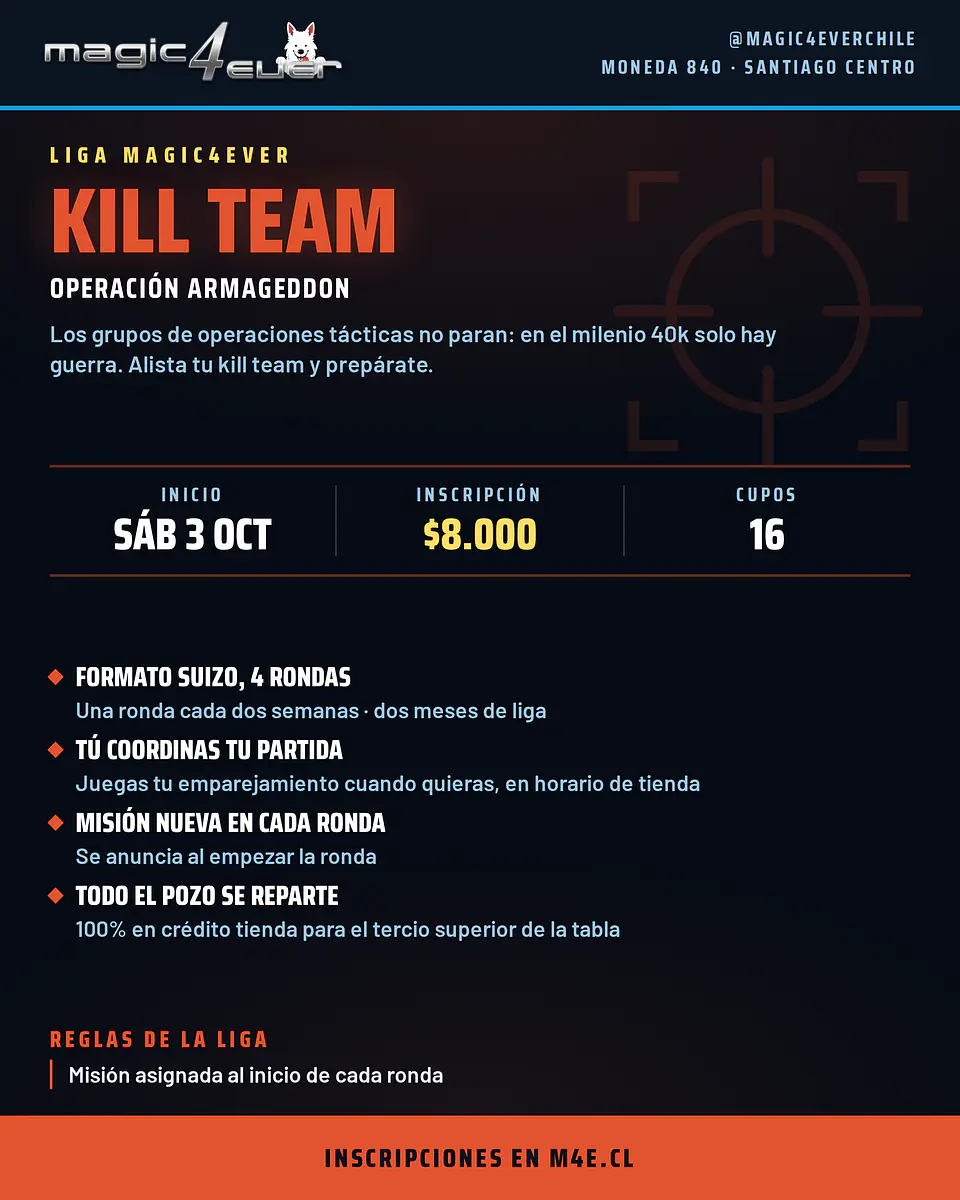 Liga Wargaming: Kill Team - Operación Armageddon 1