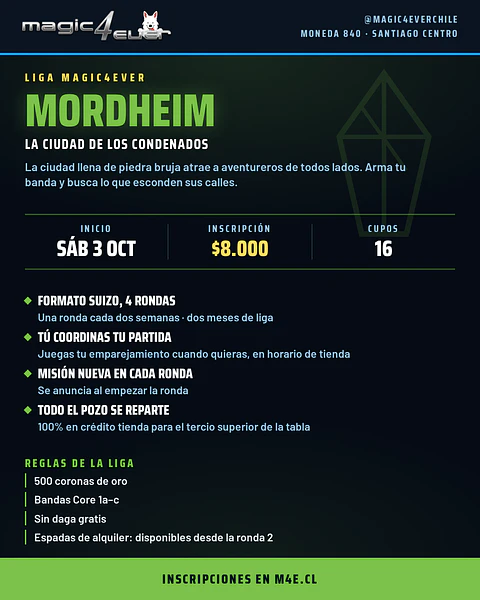 Liga Wargaming: Mordheim - La Ciudad de los Condenados