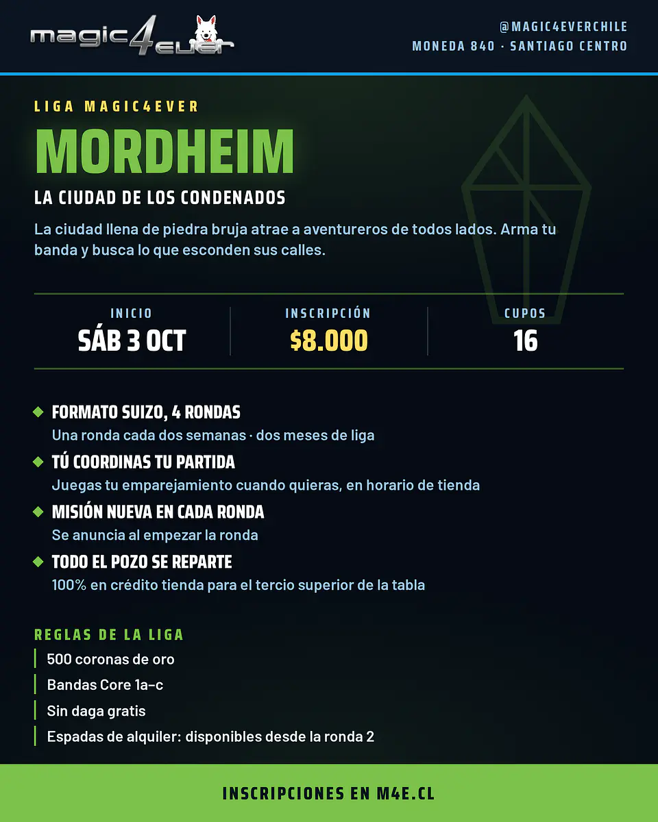 Liga Wargaming: Mordheim - La Ciudad de los Condenados 1