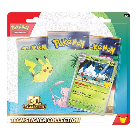 Pokemon TCG: 30th Celebration - Tech Stiker Collection (Exeggutor)(Inglés)