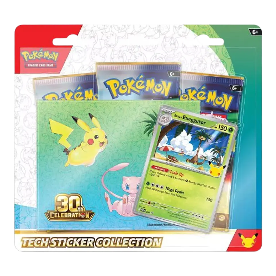 Pokemon TCG: 30th Celebration - Tech Stiker Collection (Exeggutor)(Inglés) 1