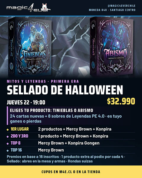 Inscripción Sellado de Halloween · Mitos y Leyendas PE