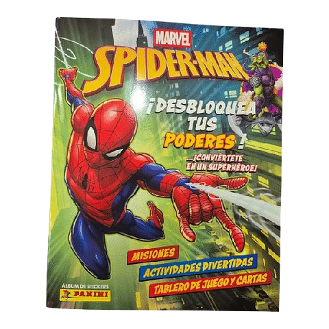 Álbum Spider-Man ¡Desbloquea tus Poderes!