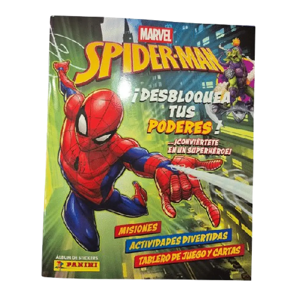 Álbum Spider-Man ¡Desbloquea tus Poderes! 1