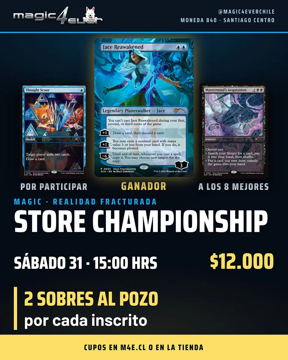 Inscripción Store Championship — Magic: Realidad Fracturada 1