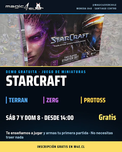 Inscripción Demo StarCraft: The Miniatures Game