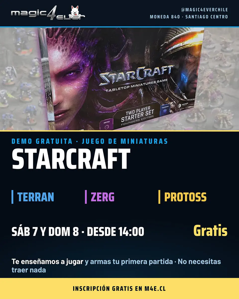 Inscripción Demo StarCraft: The Miniatures Game 1