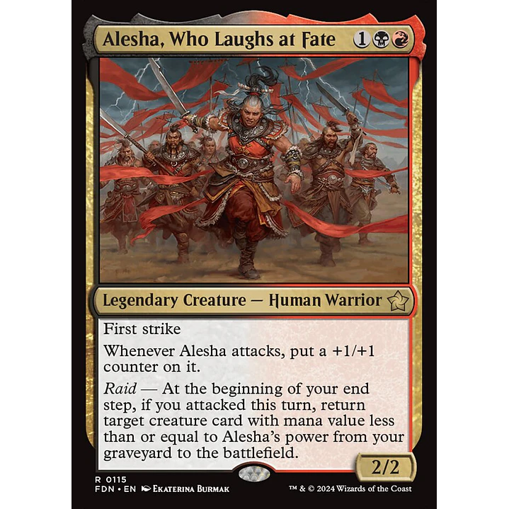 Alesha, Who Laughs at Fate 2