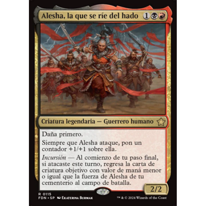Alesha, Who Laughs at Fate 1