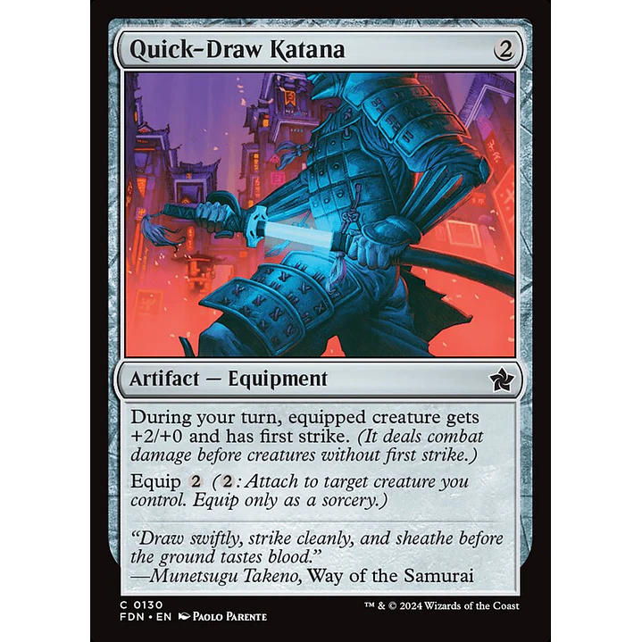 Quick-Draw Katana 2