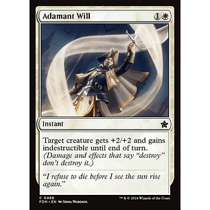 Adamant Will