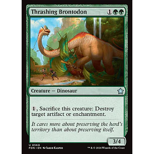 Thrashing Brontodon