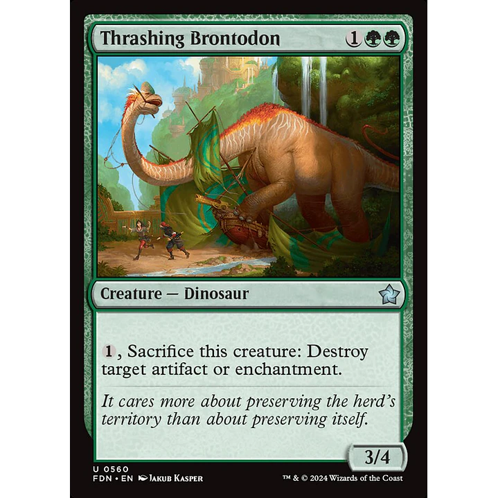 Thrashing Brontodon 2