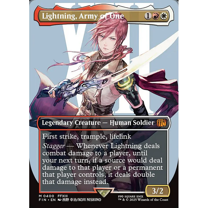 Lightning, Army of One 1