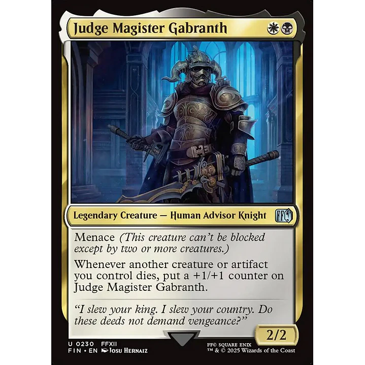 Judge Magister Gabranth 1