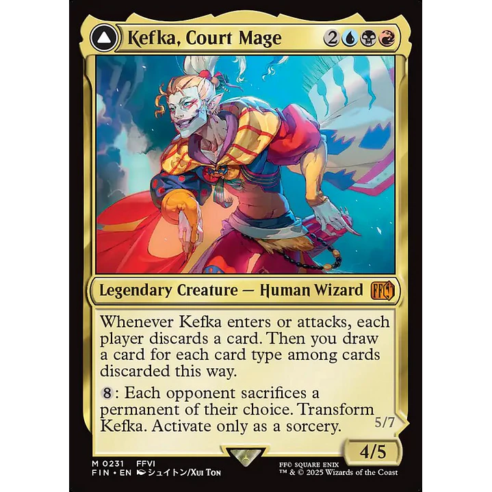Kefka, Court Mage // Kefka, Ruler of Ruin 1
