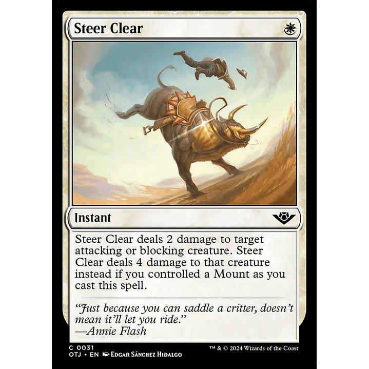 Steer Clear 1