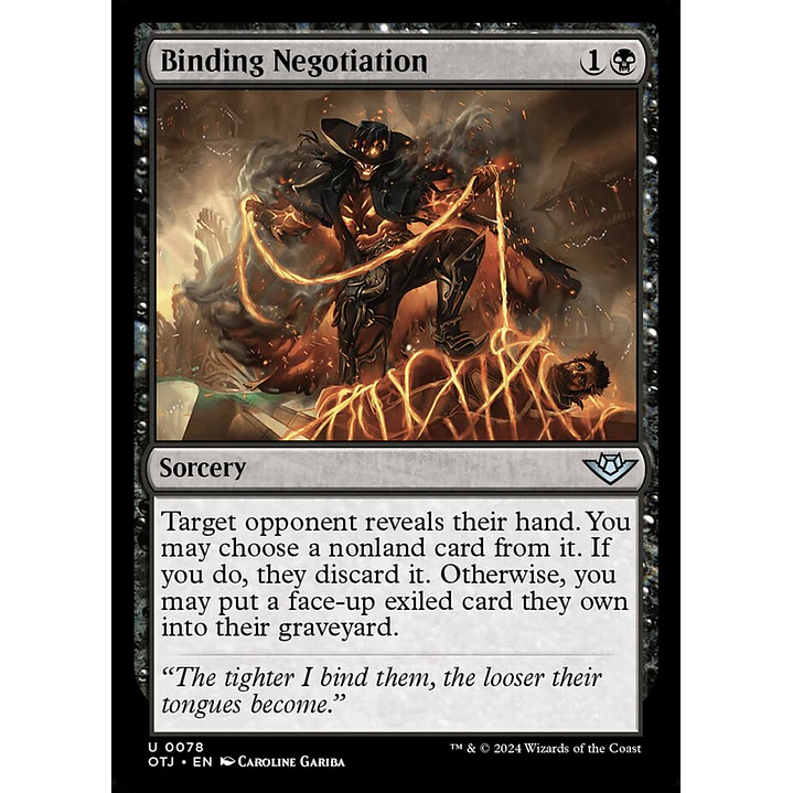 Binding Negotiation 2