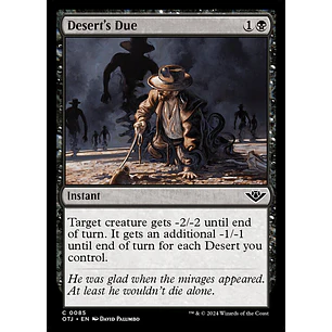 Desert's Due
