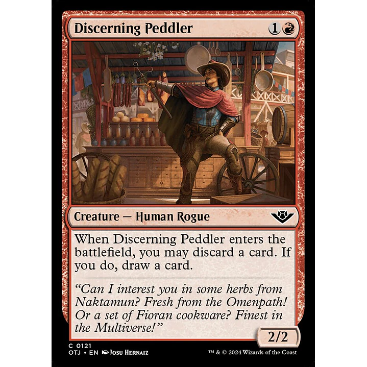 Discerning Peddler 2