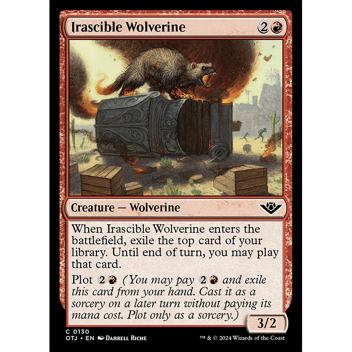 Irascible Wolverine 2