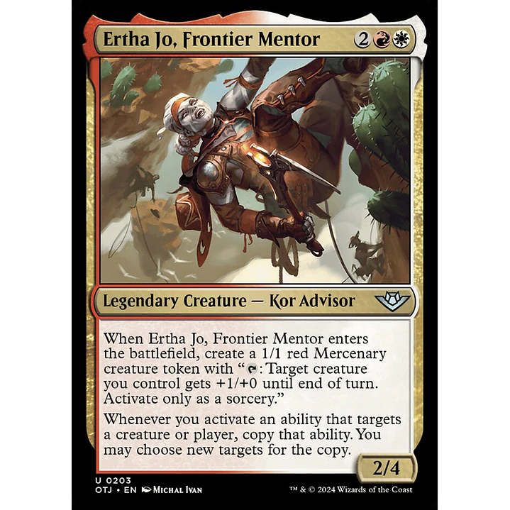 Ertha Jo, Frontier Mentor 2