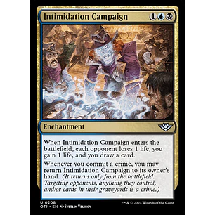 Intimidation Campaign