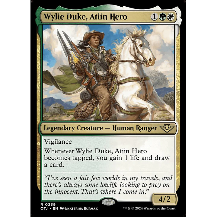 Wylie Duke, Atiin Hero 2