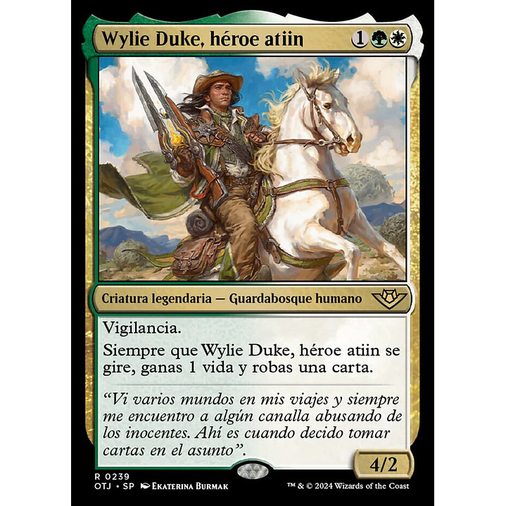 Wylie Duke, Atiin Hero 1