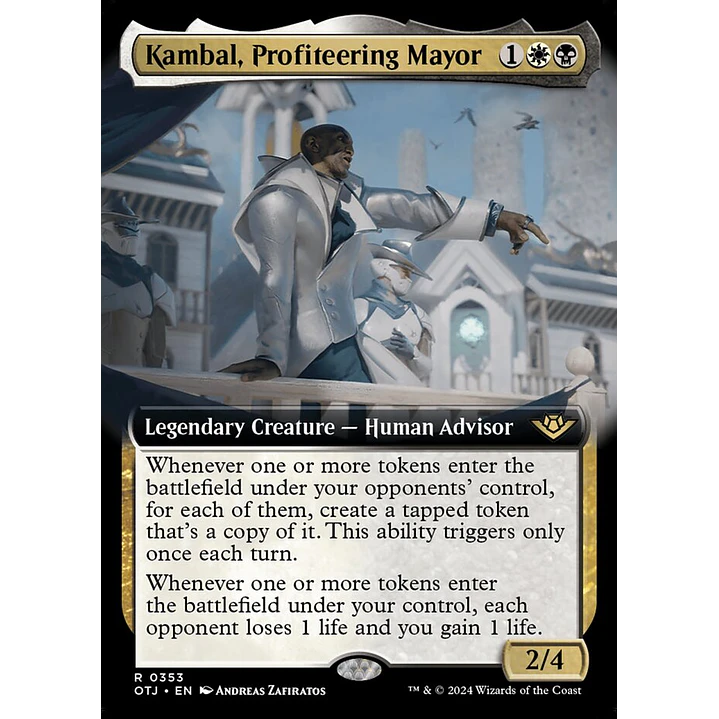 Kambal, Profiteering Mayor 1