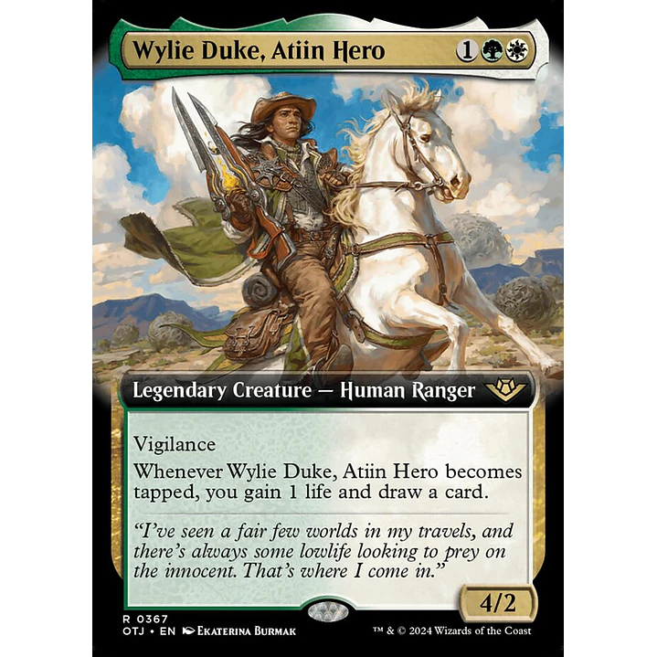 Wylie Duke, Atiin Hero 1
