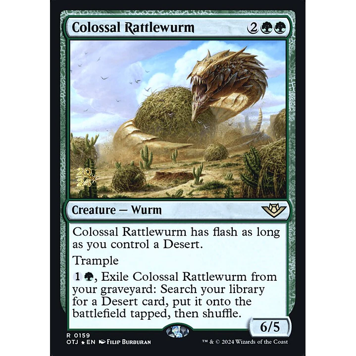 Colossal Rattlewurm - Promo 1