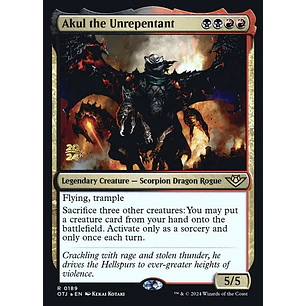 Akul the Unrepentant - Promo
