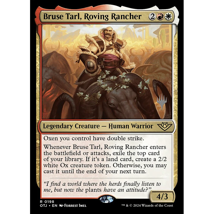 Bruse Tarl, Roving Rancher - Promo 1