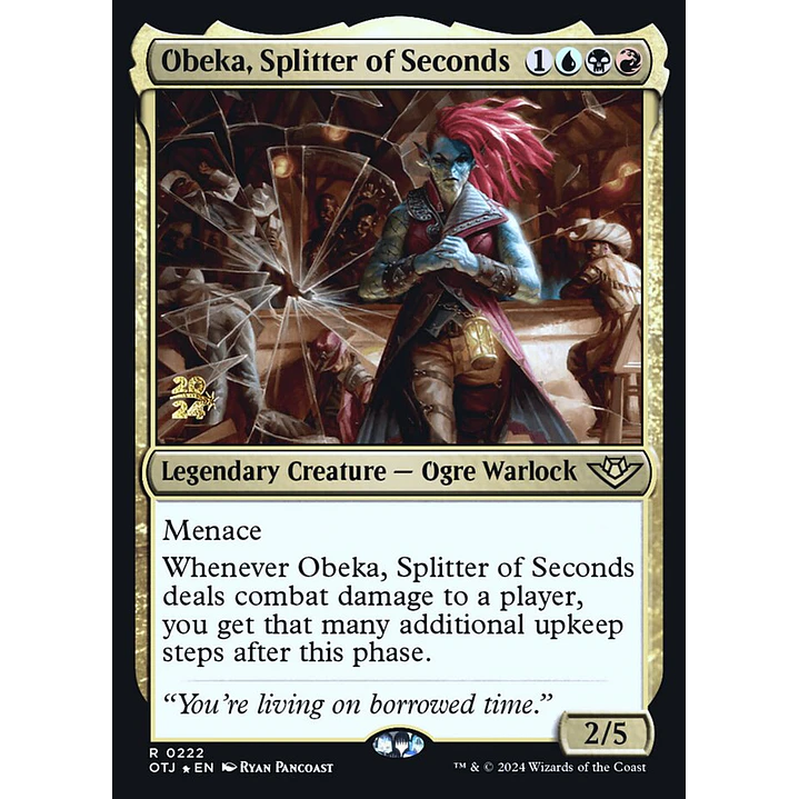 Obeka, Splitter of Seconds - Promo 1