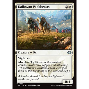 Dalkovan Packbeasts