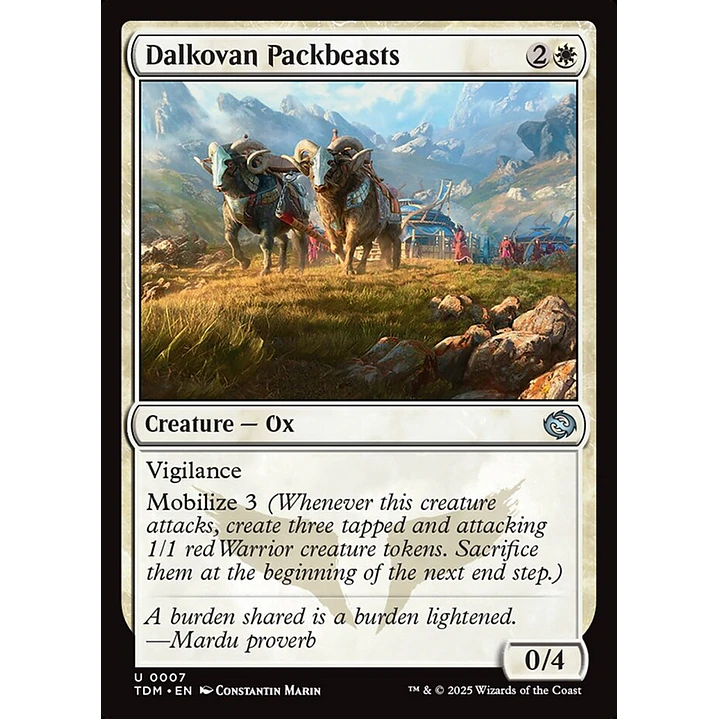 Dalkovan Packbeasts 2