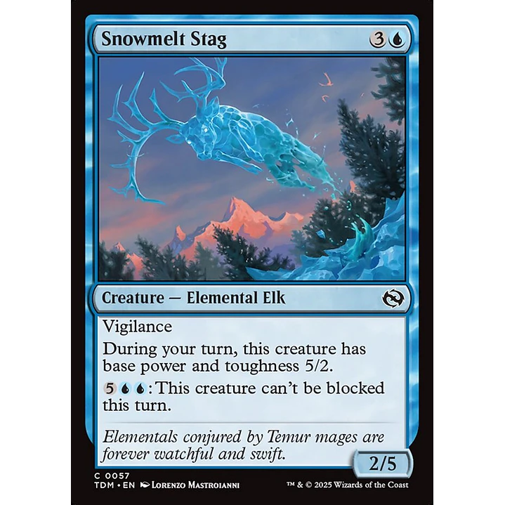 Snowmelt Stag 1