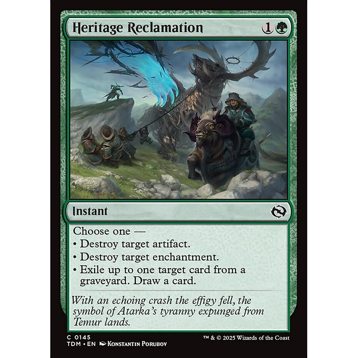 Heritage Reclamation 2
